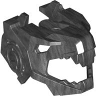 Lego hlava, tmavě šedá lesklá (4591633)